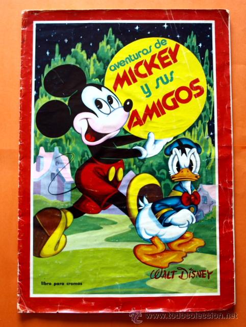 Colecionismo Cadernetas: ALBUM DE CROMOS INCOMPLETO - AVENTURAS DE MICKEY Y SUS AMIGOS - EDITORIAL FHER -