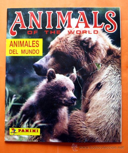 Colecionismo Cadernetas: ALBUM DE CROMOS INCOMPLETO - ANIMALS OF THE WORLD - ANIMALES DEL MUNDO - PANINI -