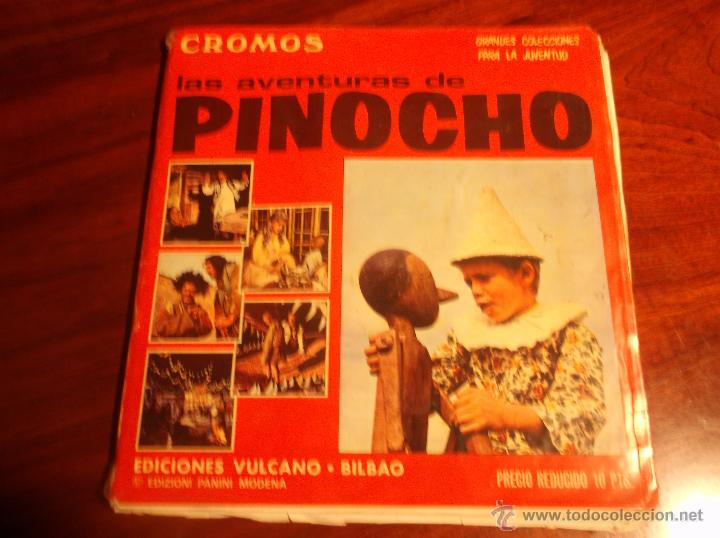 Collectionnisme Albums: LAS AVENTURAS DE PINOCHO ALBUM CROMOS ED. VULVANO A FALTA DE 1