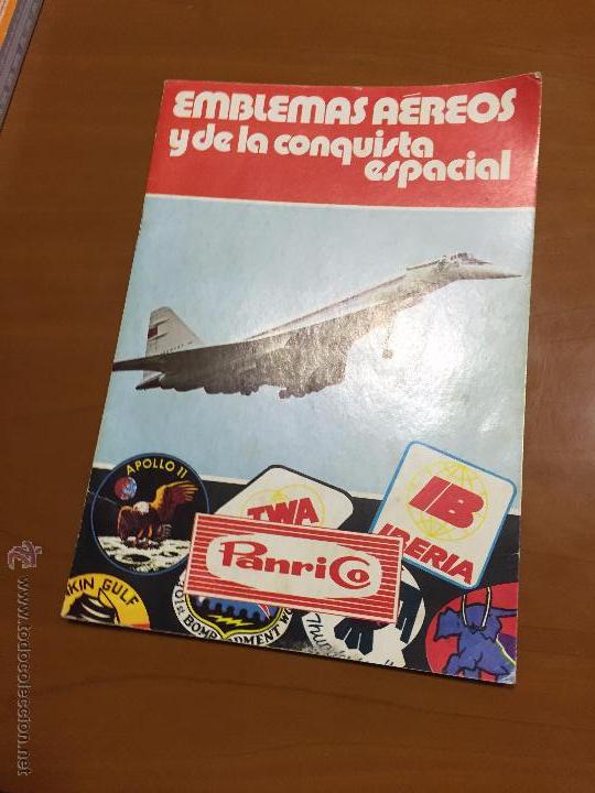 Collectable Incomplete Albums: emblemas aereos y de la conquista espacial con 6 cromos buen estado