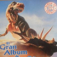 Coleccionismo Álbumes: EL GRAN ALBUM DE LOS DINOSAURIOS · CONTIENE 104 CROMOS DE 194 - ALBUM DE CROMOS METRO VIDEO ESPAÑOLA