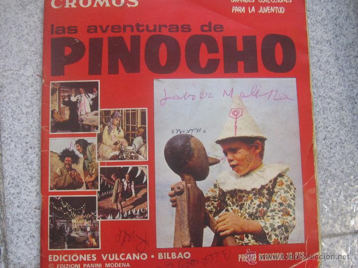 Coleccionismo &Aacute;lbumes: ALB&Uacute;M DE CROMOS LAS AVENTURAS DE PINOCHO EDIT VULCANO