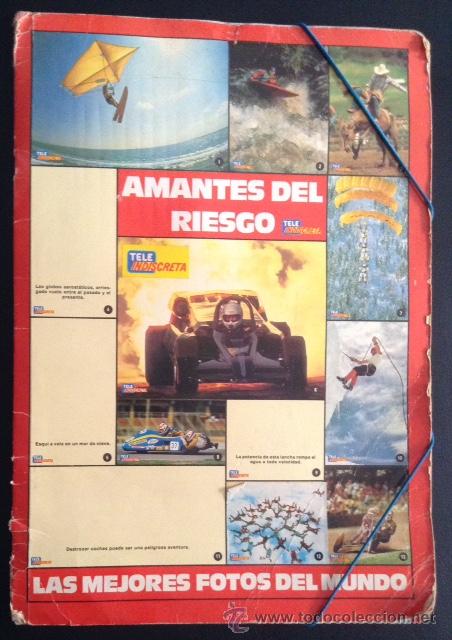 Collectionnisme Albums: carpeta album de cromos de la revista tele-indiscreta amastes del riesgo a&ntilde;os 80 teleindiscreta