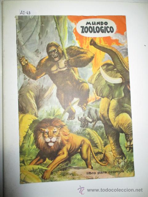 Coleccionismo &Aacute;lbumes: &Aacute;LBUM DE CROMOS  Mundo zool&oacute;gico