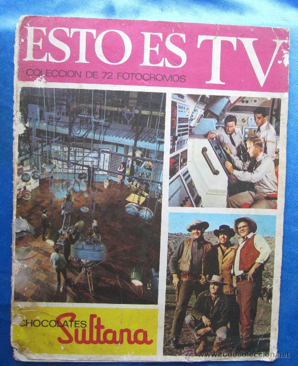 Collectionnisme Albums: &Aacute;LBUM SIN CROMOS. ESTO ES TV. CHOCOLATES SULTANA, 1960'S.