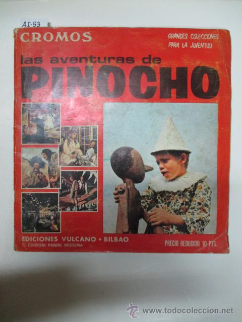 Coleccionismo &Aacute;lbumes: &Aacute;LBUM DE CROMOS Las aventuras de Pinocho