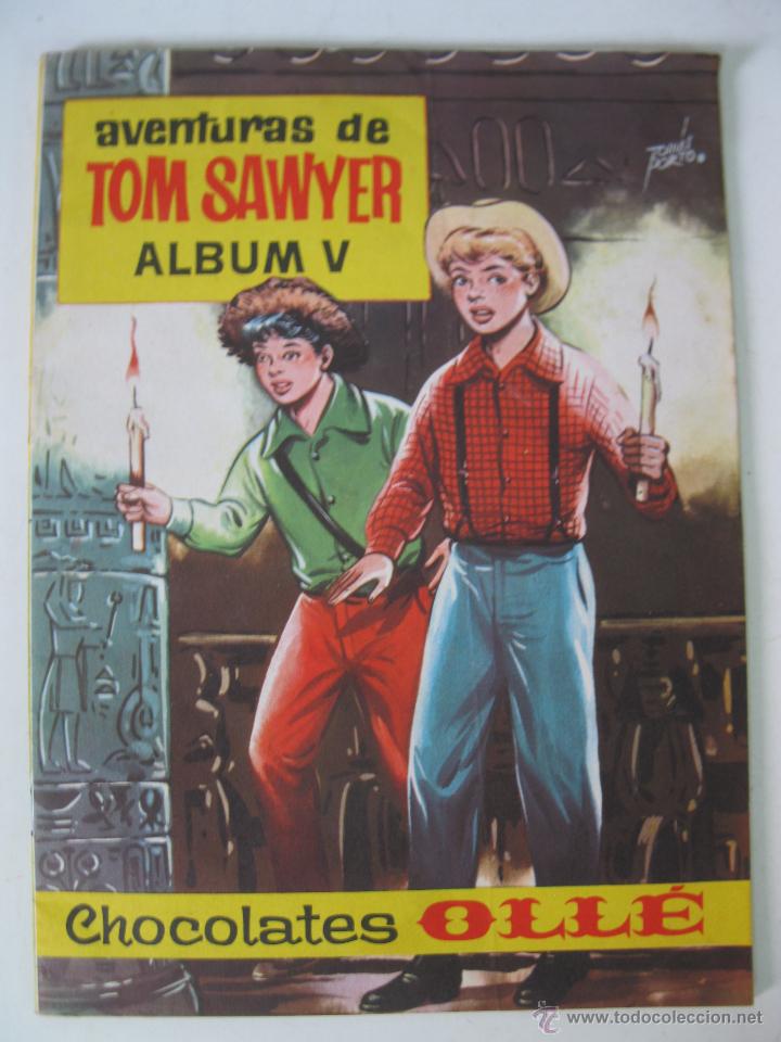 Collezionismo Album: &Aacute;LBUM DE CROMOS - AVENTURAS DE TOM SAWYER - &Aacute;LBUM V - CHOCOLATES OLL&Eacute; - VACIO - A&Ntilde;O 1963.