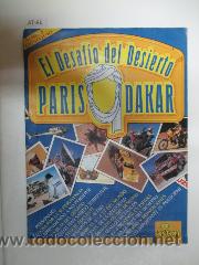 Coleccionismo &Aacute;lbumes: &Aacute;LBUM DE CROMOS El desaf&iacute;o del desierto Par&iacute;s Dakar