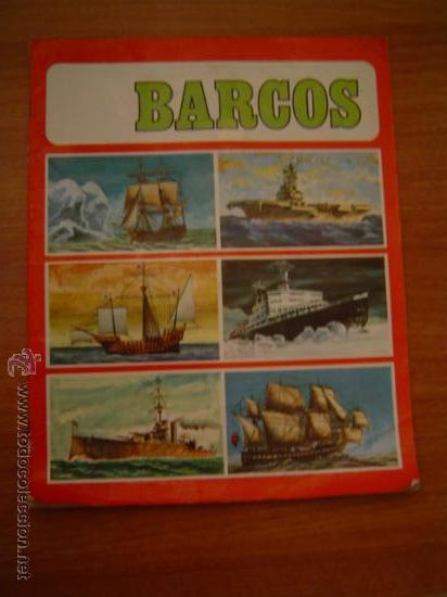 Coleccionismo &aacute;lbumes: ALBUM DE CROMOS DE BARCOS COMPLETO - Foto 1