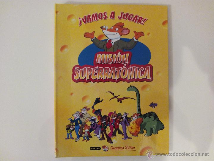 Coleccionismo &aacute;lbumes: Album vac&iacute;o Ger&oacute;nimo Stilton Misi&oacute;n Superrat&oacute;nica - Foto 1