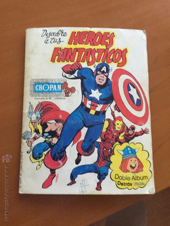 Collezionismo Album: HEROES FANTASTICOS INCOMPLETO TIENE 40 CROMOS SE VENDEN SUELTOS