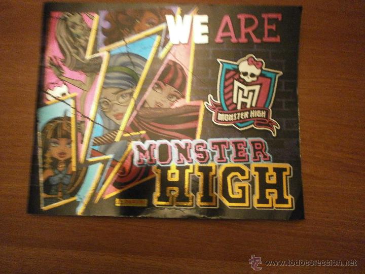Coleccionismo &aacute;lbumes: WE ARE MONSTER HIGH.PANINI.ALBUM  CONTIENE 5 CROMOS