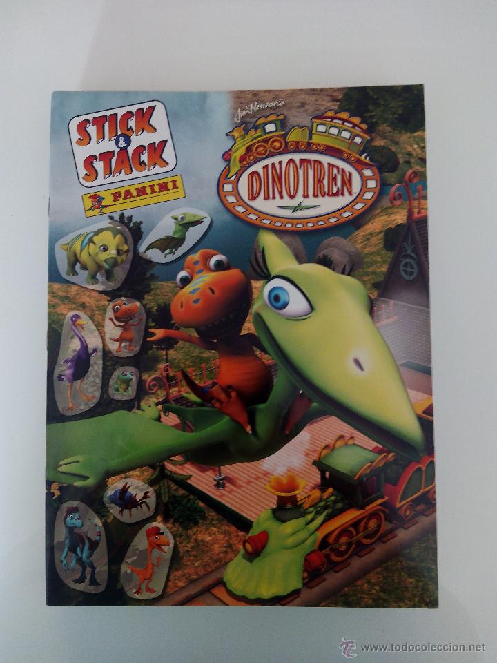 Coleccionismo &aacute;lbumes: Stick & Stack Dinotren Panini - Foto 1