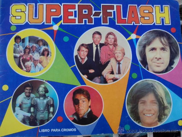 Collectable Incomplete Albums: ALBUM SUPER FLASH SUPER-FLASH ED MAGA 1980 INCOMPLETO MUY BUEN ESTADO, CON FOTOS DE TODOS LOS CROMOS