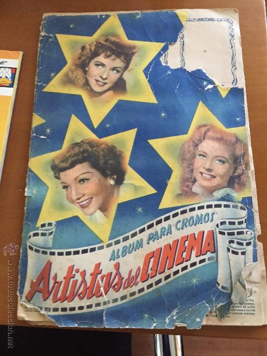 Colecionismo Cadernetas: artistas del cinema fher 101 cromos pegados se venden sueltos el album solo para aprovechar cromos