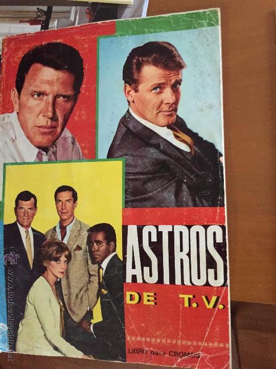 Colecionismo Cadernetas: astros de t.v.album mas 76 cromos pegados se venden sueltos