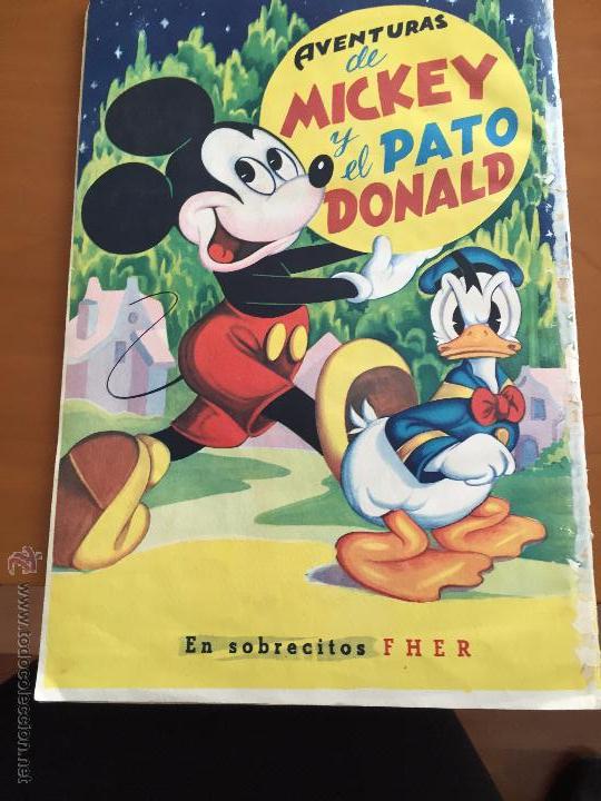 Colecionismo Cadernetas: aventuras de mickey y el pato donald faltan cromos buen estado se venden sueltos tiene mitad album
