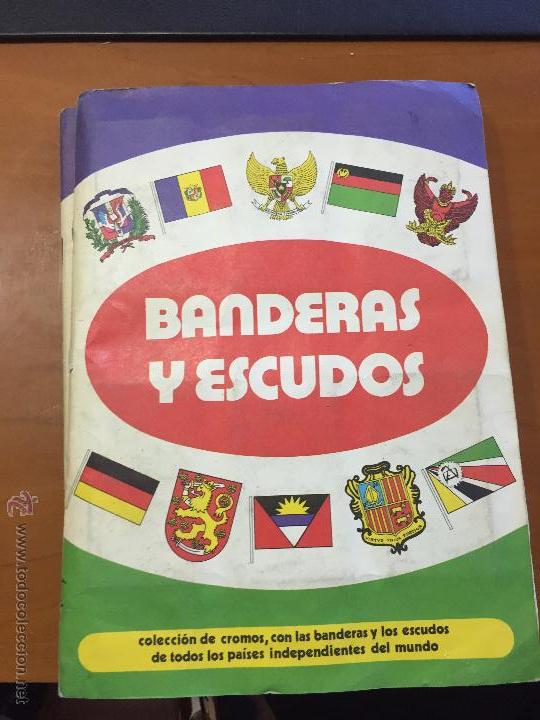 Collectable Incomplete Albums: banderas y escudos de eyder con 57 cromos se venden sueltos