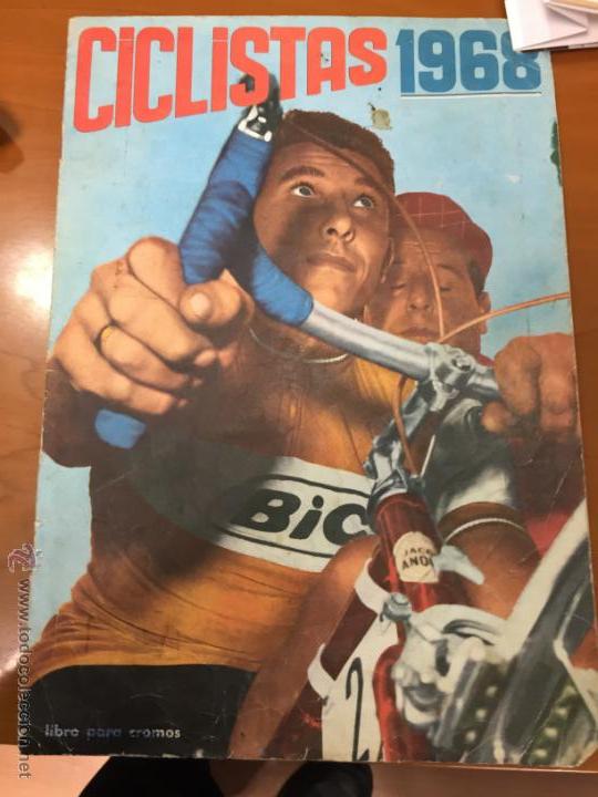 Collezionismo Album: CICLISTAS 1968 album con 84 cromos posibilidad de vender sueltos