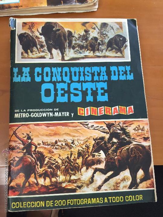 Collezionismo Album: LA CONQUISTA DEL OESTE 127 CROMOS NUEVOS SE VENDEN SUELTOS