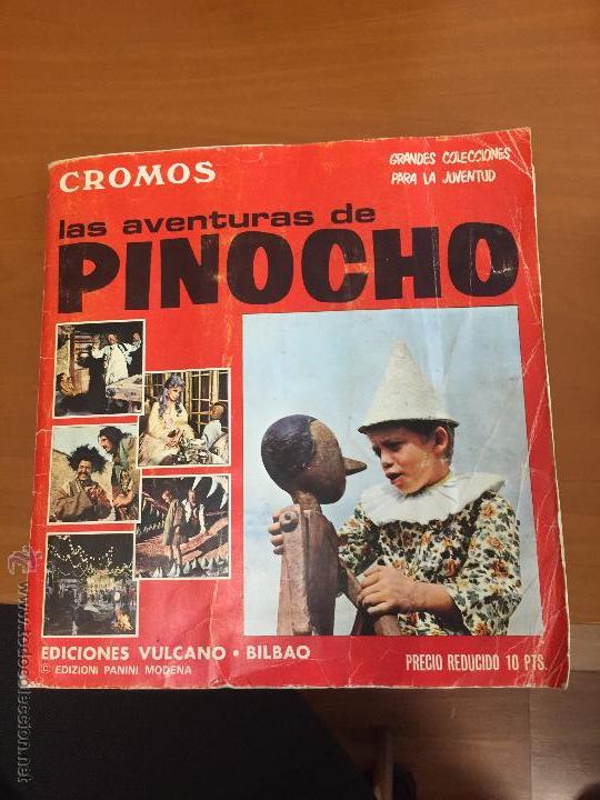 Coleccionismo &Aacute;lbumes: las aventuras de pinocho con 256 cromos se venden sueltos