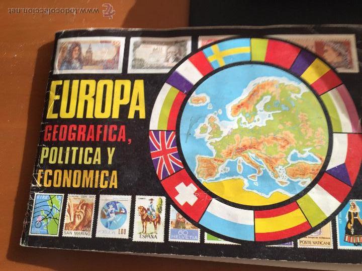 Collezionismo Album: europa geografica, politica y economica album con 82 cromos se venden sueltos