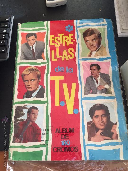 Collezionismo Album: estrellas de la t.v. este faltan 5 cromos 15-26-61-74 y 177 se venden sueltos muy buen estado