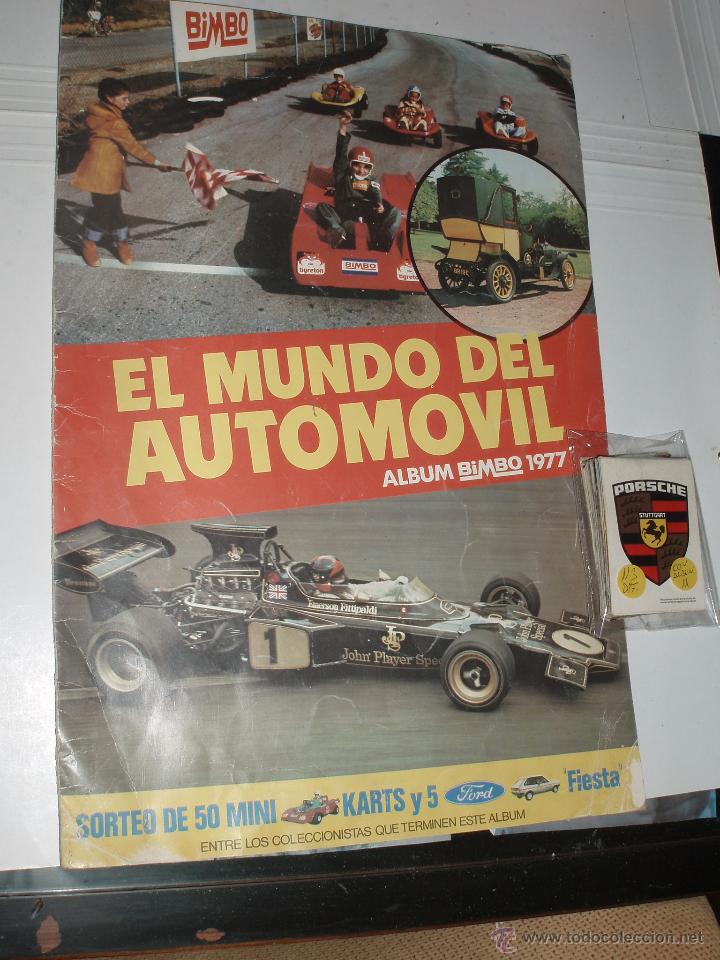 Collectionnisme Albums: ALBUM EL MUNDO DEL AUTOMOVIL BIMBO CASI VACIO