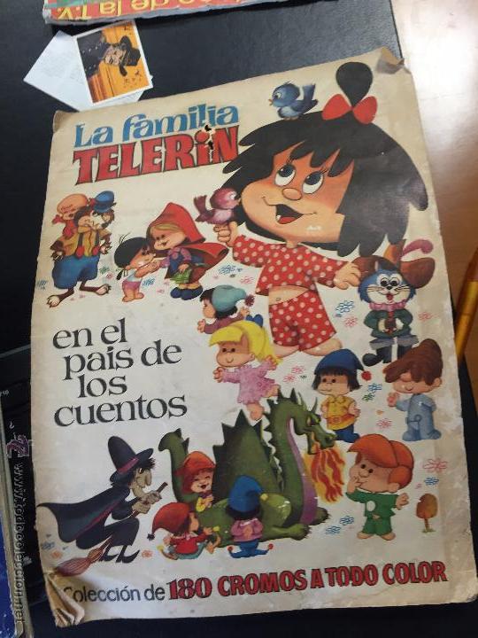 Colecionismo Cadernetas: la familia telerin en el pais de los cuentos album con 119 cromos se venden sueltos