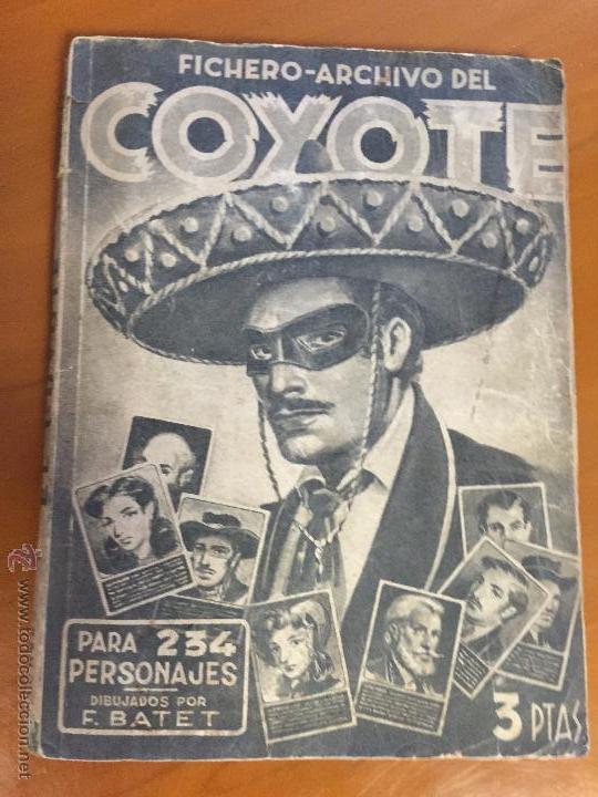 Colecionismo Cadernetas: FICHERO ARCHIVO DEL COYOTE ALBUM CON 114 CROMOS SE VENDEN SUELTOS