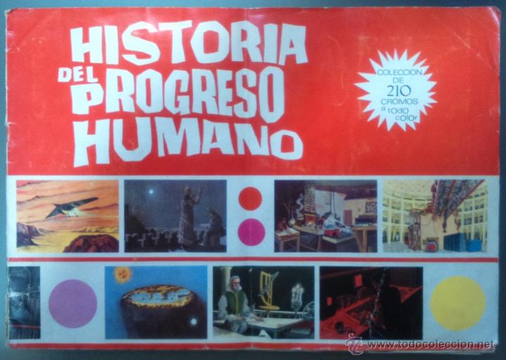 Coleccionismo &aacute;lbumes: Historia del progreso humano. Editorial Mateu 1966 - Foto 1