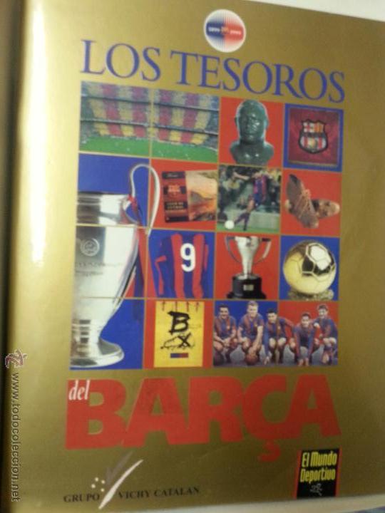 Collectable Incomplete Albums: ALBUM INCOMPLETO DE LOS TESOROS DEL BARCA (FALTA 1 CROMO)