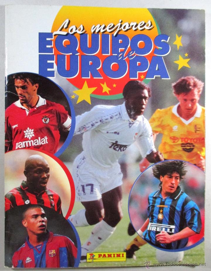 Collezionismo Album: LOS MEJORES EQUIPOS DE EUROPA , ALBUM DE CROMOS INCOMPLETO , PANINI