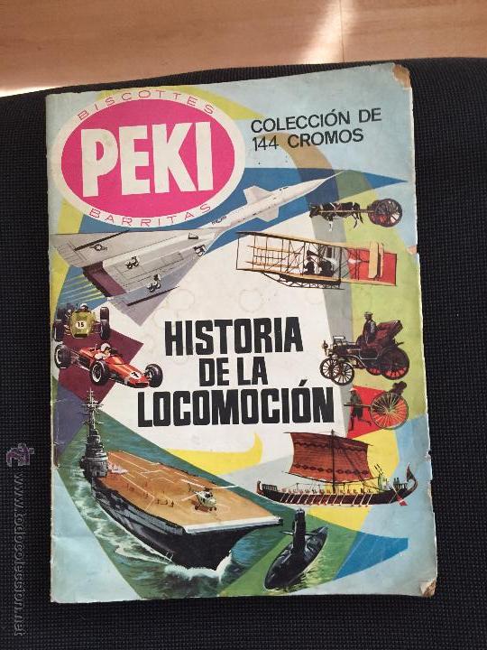 Collectable Incomplete Albums: HISTORIA DE LA LOCOMOCION PEKI ALBUM CON 120 CROMOS SE VENDEN SUELTOS