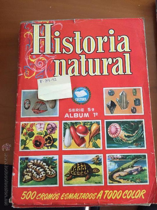 Collectable Incomplete Albums: histoeia natural album 1&ordm; faltan 19-39 se venden sueltos