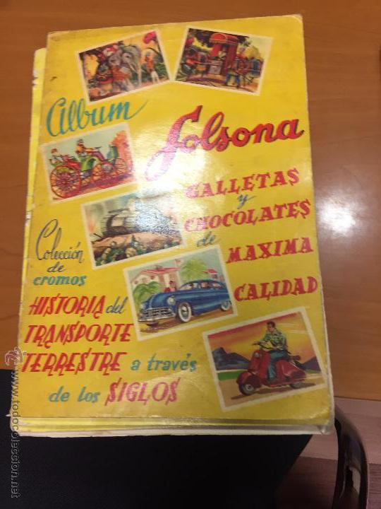 Collezionismo Album: HISTORIA DEL TRANSPORTE TERRESTRE A TRAVES DE LOS SIGLOS FALTA CROMO 155 SE VENDEN SUELTOS