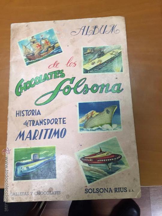 Collezionismo Album: HISTORIA DEL TRANSPORTE MARITIMO ALBUM CON 135 CROMOS SE VENDEN SUELTOS