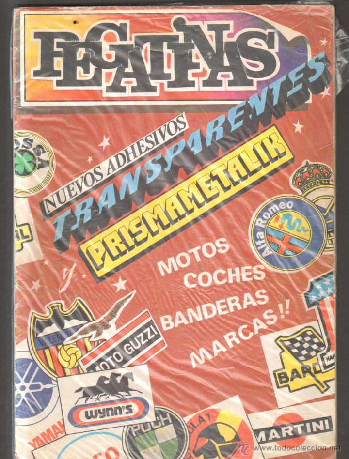 Collezionismo Album: ALBUM PEGATINAS MOTOS COCHES BANDERAS MARCAS. INCOMPLETO. A-ALB-1142