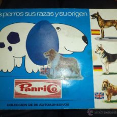 Coleccionismo Álbumes: ALBUM LOS PERROS,SUS RAZAS Y ORIGEN.PANRICO DONUTS 1972.INCOMPLETO.