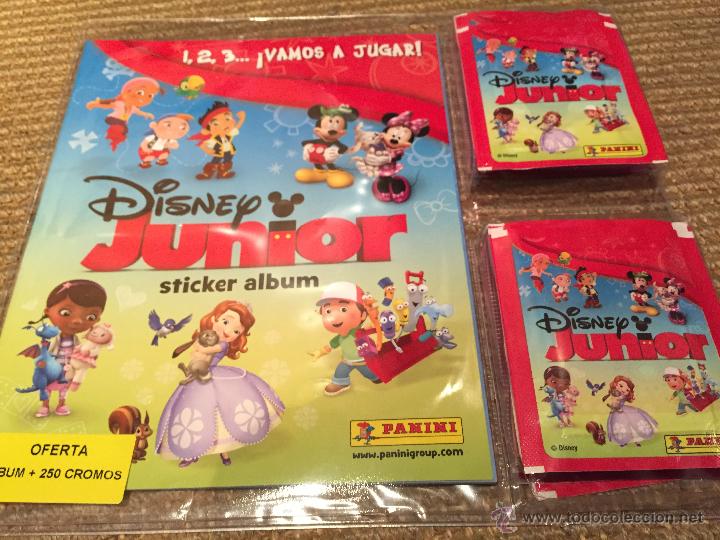 Collectionnisme Albums: Blister &Aacute;lbum m&aacute;s 50 sobres de cromos Disney Junior de Panini