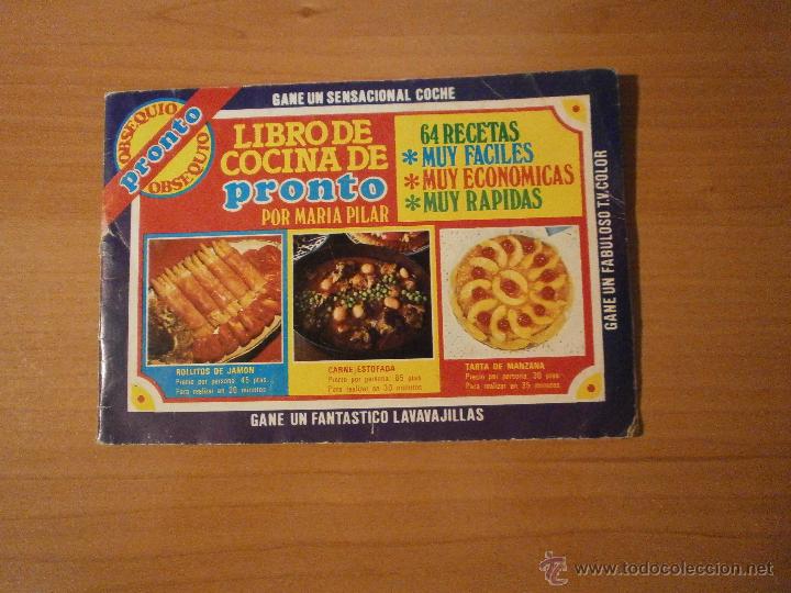 Collectionnisme Albums: ALBUM LIBRO DE COCINA RECETAS RAPIDAS - REVISTA PRONTO.