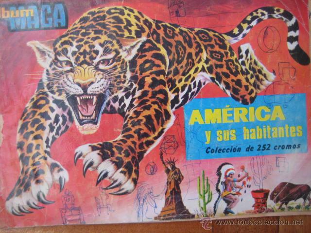 Collezionismo Album: ALBUM MAGA. AMERICA Y SUS HABITANTES