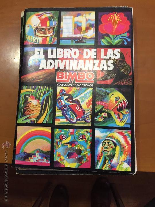 Collezionismo Album: el libro de las adivinanzas abum con 187 cromos se venden sueltos