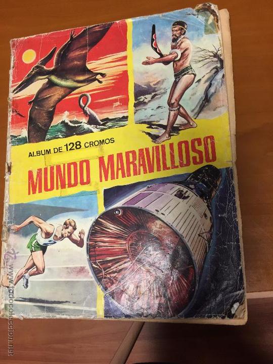 Collezionismo Album: MUNDO MARAVILLOSO ALBUM CON 70 CROMOS