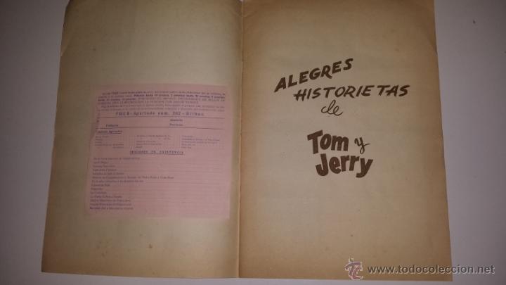 Coleccionismo &aacute;lbumes: ALEGRES HISTORIETAS DE TOM Y JERRY - Foto 2