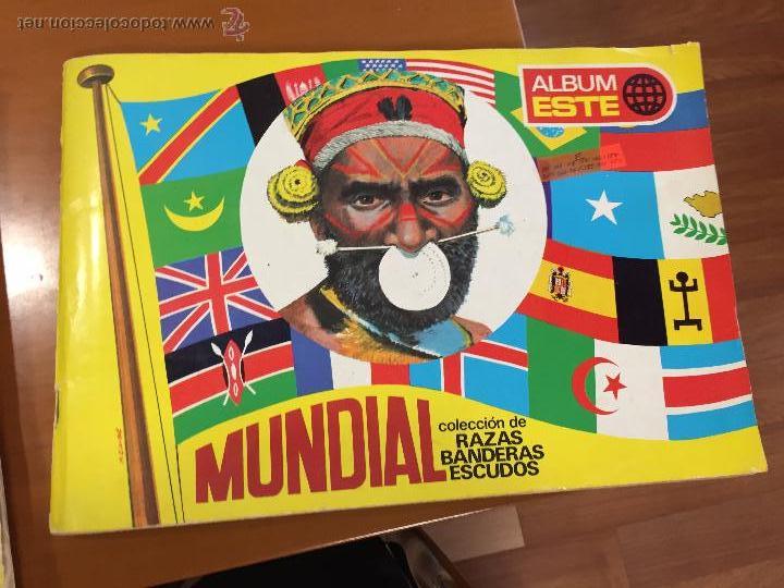 Collectionnisme Albums: MUNDIAL RAZAS BANDERAS Y ESCUDOS ESTE ALBUM CON 362 CROMOS SE VENDEN SUELTOS