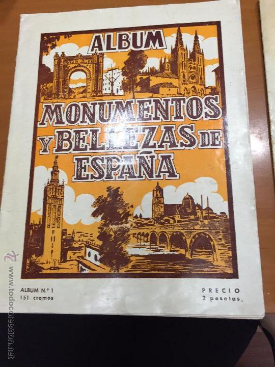 Collezionismo Album: MONUMENTOS Y BELLEZAS DE ESPA&Ntilde;A ALBUM N&ordm; 1 CON 114 CROMOS SE VENDEN SUELTOS
