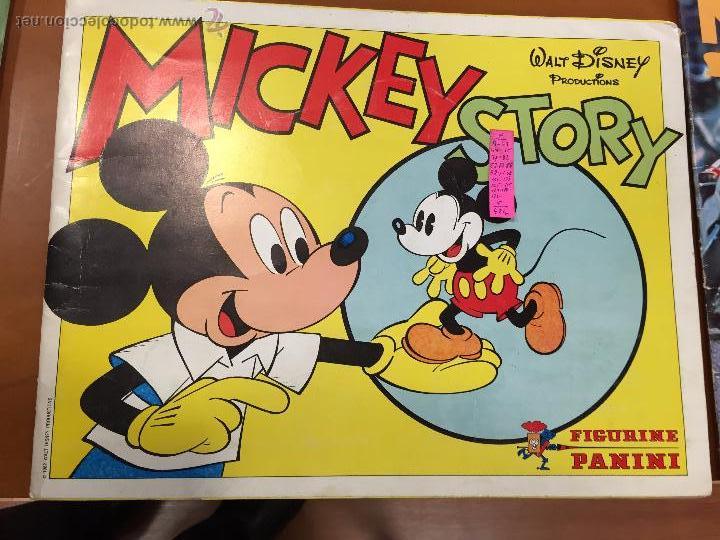 Collezionismo Album: MICKEY STORY AL ALBUM LE FALTAN 42 CROMOS SE VENDEN SUELTOS