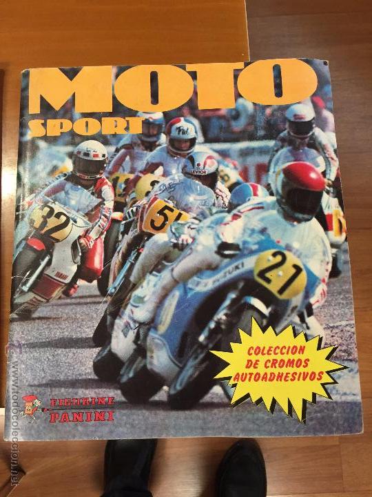 Collezionismo Album: MOTO SPORT ALBUM FALTAN 50 CROMOS SE VENDEN SUELTOS