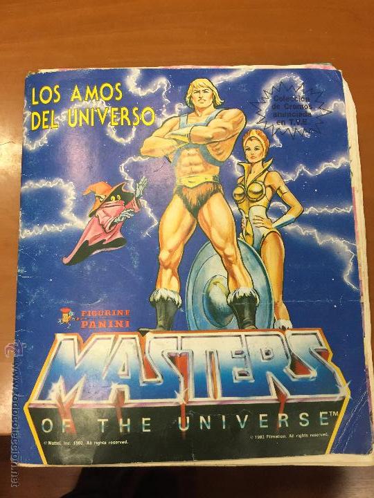 Collezionismo Album: LOS AMOS DE UNIVERSO ALBUM CON 190 CROMOS SE VENDEN SUELTOS